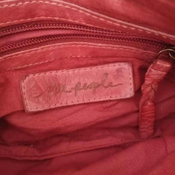 Freepeople wade leather bag red - Picture 4 of 6